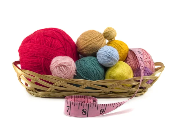 Wool knitting yarn — Stock Photo, Image