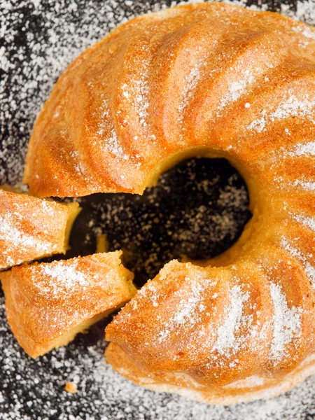 Torta alla vaniglia fatta in casa — Foto Stock