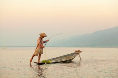Balıkçı, Inle Gölü, Myanmar