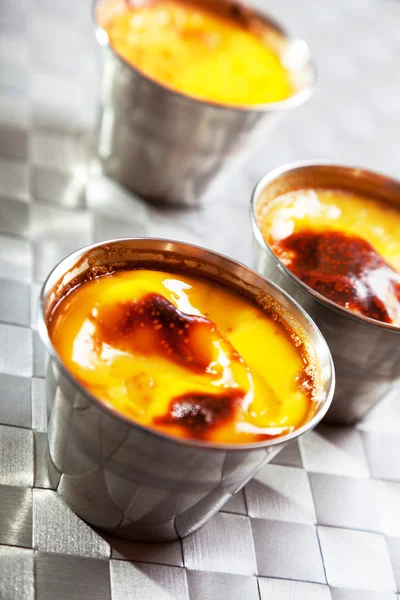 Hemgjord creme caramel — Stockfoto