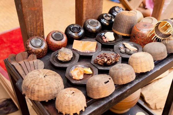 Lacquerware crafts in Myanmar — Stock Photo, Image