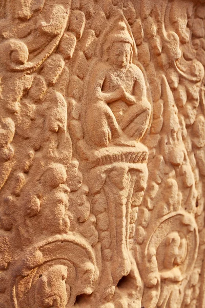Apsara carving, Angkor wat — Stock Photo, Image
