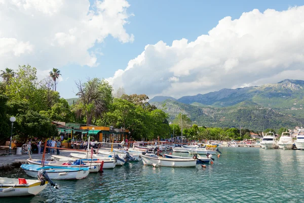 Muelle de Budva, Montenegro — Foto de Stock