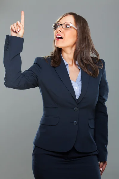 Businesswoman having idea — Stock Photo, Image