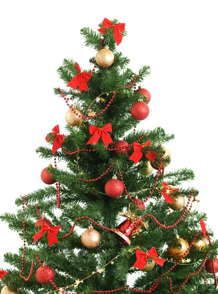 Christmas tree on white — Stock Photo, Image