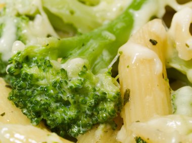 Brokoli ve Mozzarella ile Penne