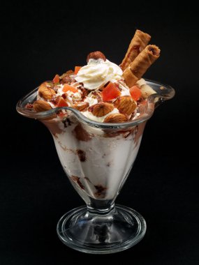 Vanilyalı dondurma.