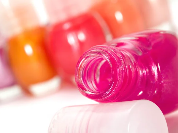 Nail polish bottles — Stock Photo, Image