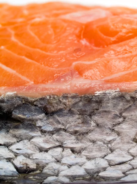 Bife de salmão (não preparado ) — Fotografia de Stock