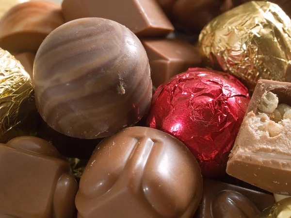 Doces doces de chocolate — Fotografia de Stock