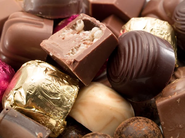 Doces doces de chocolate — Fotografia de Stock