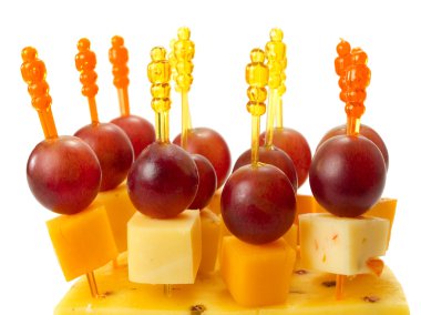 Peynir meze üzüm ile