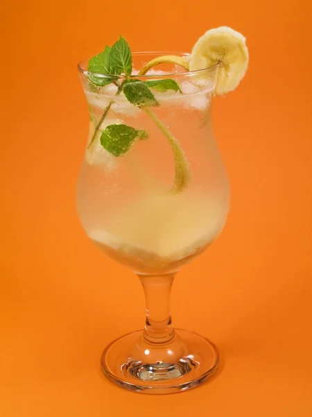 Bananna Punch in glass — Stock Photo, Image