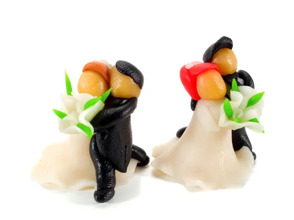 Wedding Cake Figurines — Stock Photo, Image