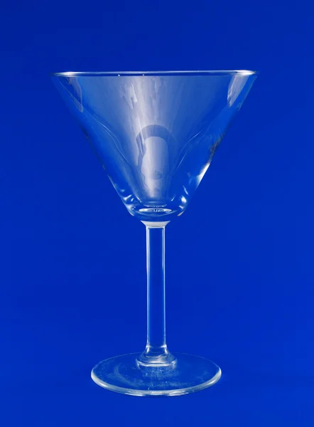 Prázdné martini sklo — Stock fotografie