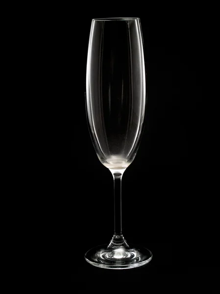 Empty Champagne Flute — Stock Photo, Image