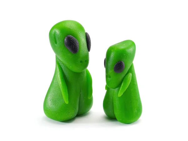 Green Aliens from Mars — Stock Photo, Image