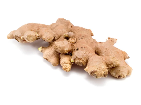 Ginger root isolated on white — Stock Photo, Image