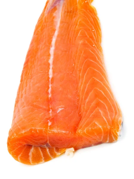 Uncooked salmon steak — Stock Photo, Image