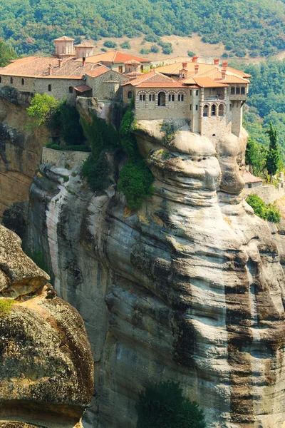 Biara Meteora Clifftop di Yunani — Stok Foto