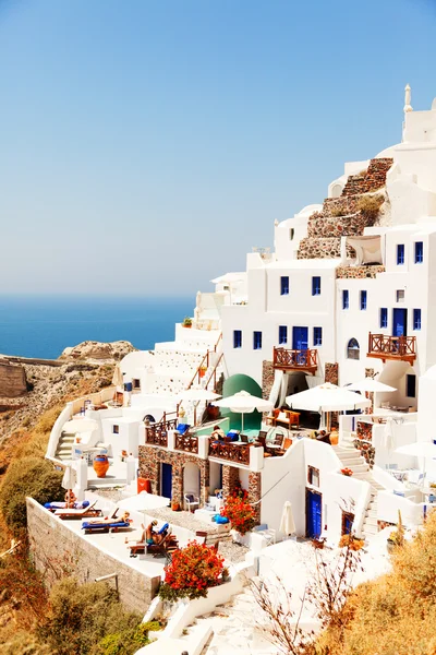 Paisaje urbano de Oia, Santorini — Foto de Stock