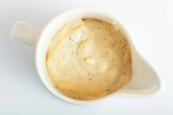 Mayonnaise mit süßem und saurem Salatdressing — Stockfoto