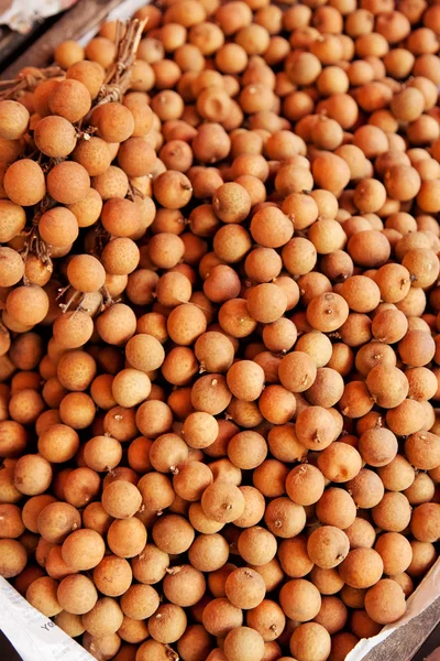 Longan fruit in street market — Stock Photo, Image