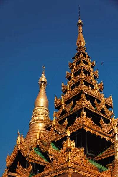 Shwedagon pagoda v Yangonu — Stock fotografie