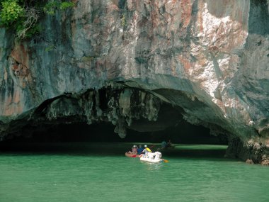 Pang Nga Körfezi, Tayland'da Kayak
