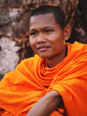 Monk Angkor Wat, Kamboçya'da
