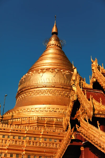 Shwezigon Pagoda, Bagan — Stock fotografie