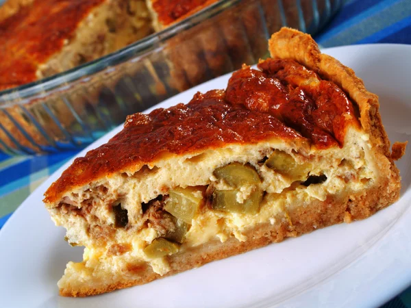 Quiche con atún — Foto de Stock