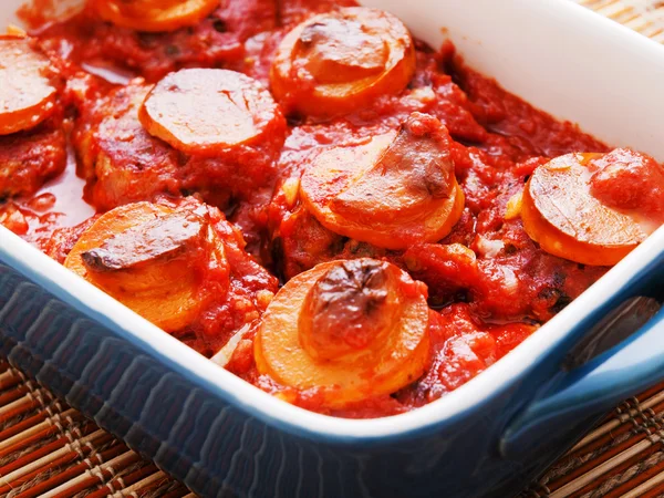 Albóndigas con queso ahumado — Foto de Stock