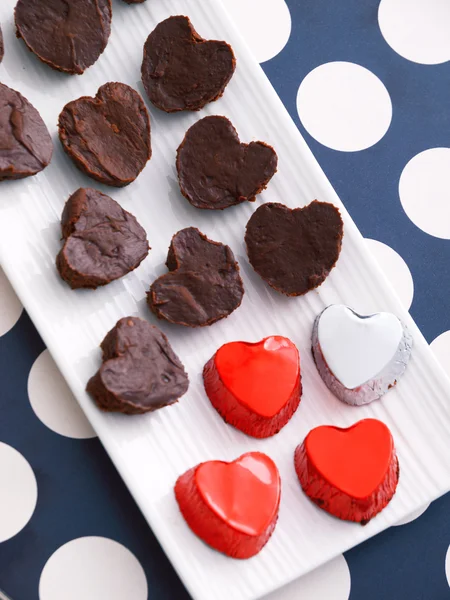 Caramelle al cioccolato fatte in casa — Foto Stock