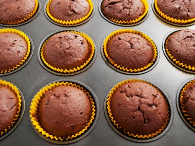 Çikolatalı kek yakın çekim