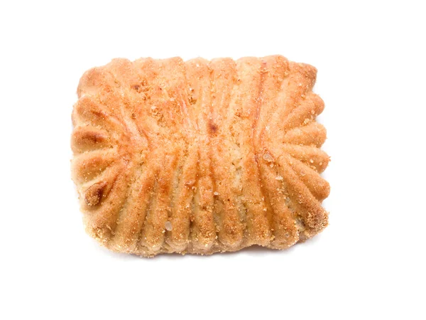 Biscuit sucré isolé sur blanc — Photo