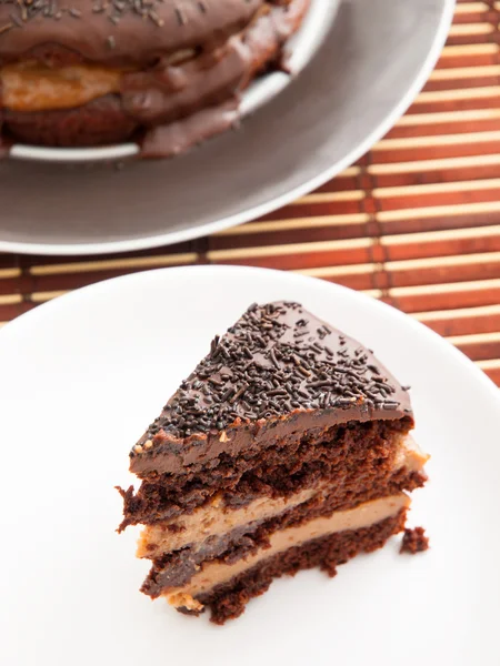 自家製のチョコレート ケーキ — ストック写真