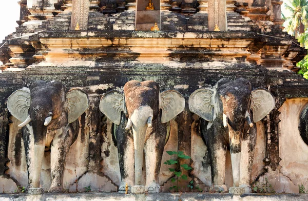 Detail of Wat Chiangman, Chiang Mai — Stock Photo, Image