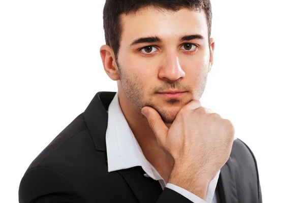 stock image Young thoughtful businessman