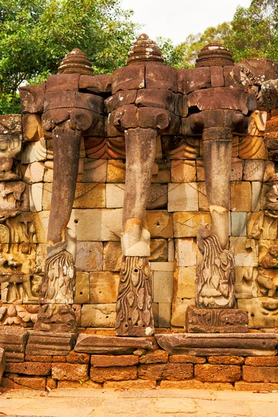 Elephant Terrace, Ankgor Thom — Stock Photo, Image