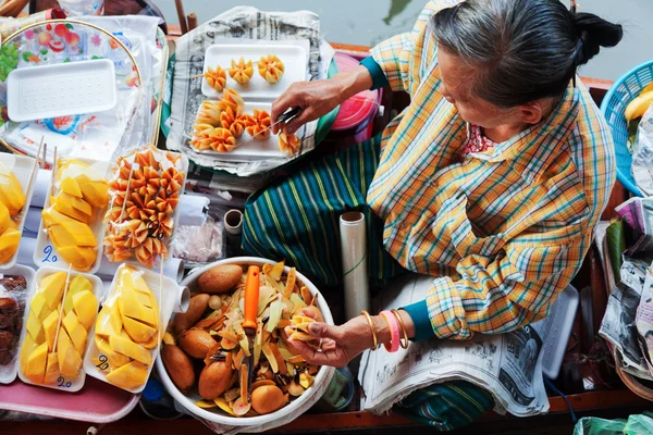 Damnoen Saduak Floating Market — Stock Photo, Image