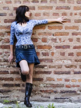 Güzel kadın yüzü