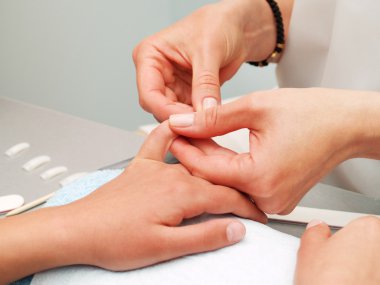 kadının tırnak Salonu