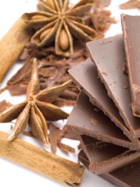 Çikolata tarçın ile