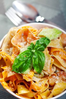 Parpadele kabak ve fesleğen ile