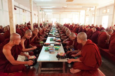 Monks from Mahagandayone monastery