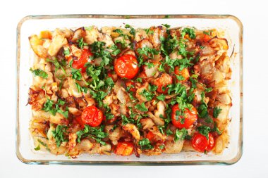 Ev yapımı somon güveç