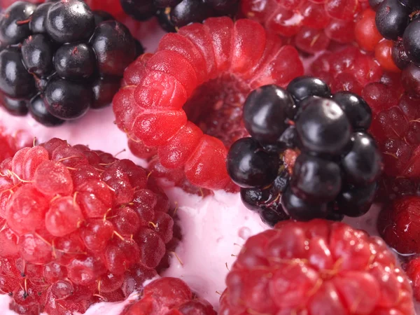 Smaczny jogurt Berry — Zdjęcie stockowe