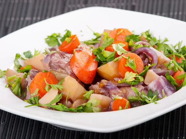 Tasty meal on background — Stock Photo, Image