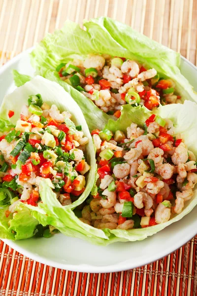 Salada de camarão, uma porção — Fotografia de Stock